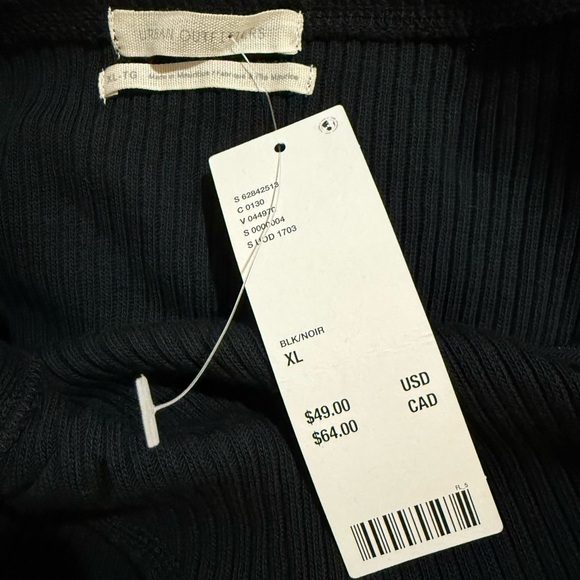 UO Ribbed Halter Mini Dress - Picture 4 of 5